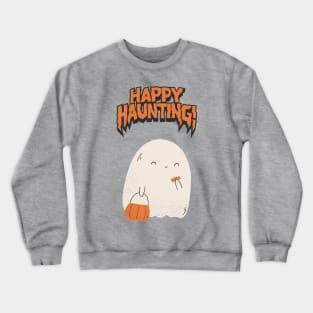 Halloween Happy Haunting Crewneck Sweatshirt